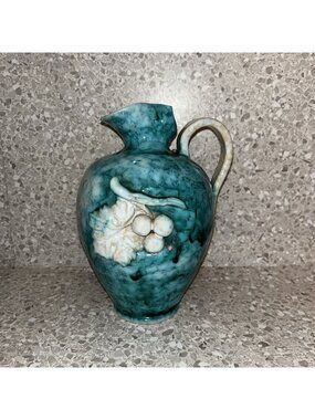 Fratelli Fanciullacci Green Pitcher Grapes Fig Italy 2738 FF